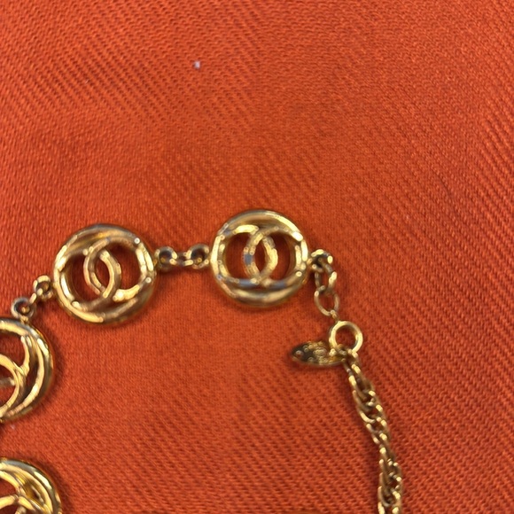 CHANEL VINTAGE RARE MULTI LOGO CHARM BRACELET - Picture 16 of 16